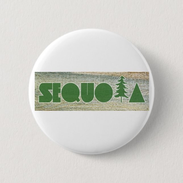 Sequoia Pinback Button (Front)