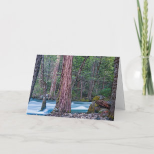 Sequoias & Merced River Yosemite National Park, CA Card