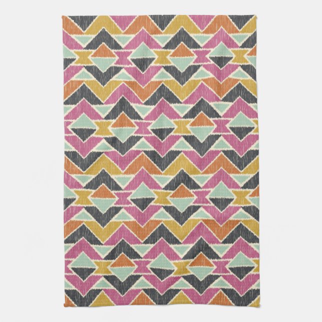 Sequoyah Arrows Ikat Towel (Vertical)