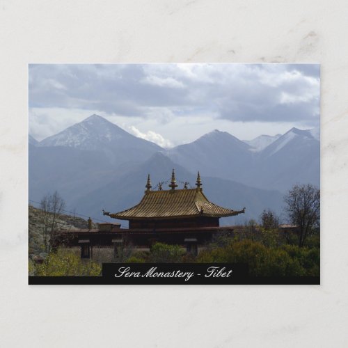 Sera Monastery Tibetan Temples Lhasa Tibet Postcard