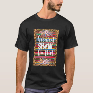 Serape Livestock Country Fair For Rodeo Cattle Ran T-Shirt