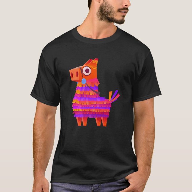 Serape Pinata Mexican Funny Cool Fiesta Cinco De M T-Shirt (Front)