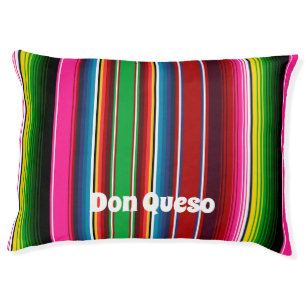 Serape Style Personalized Pet Bed