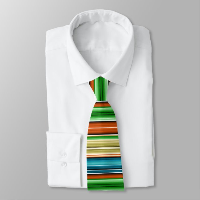 Serape Summer Neck Tie (Tied)