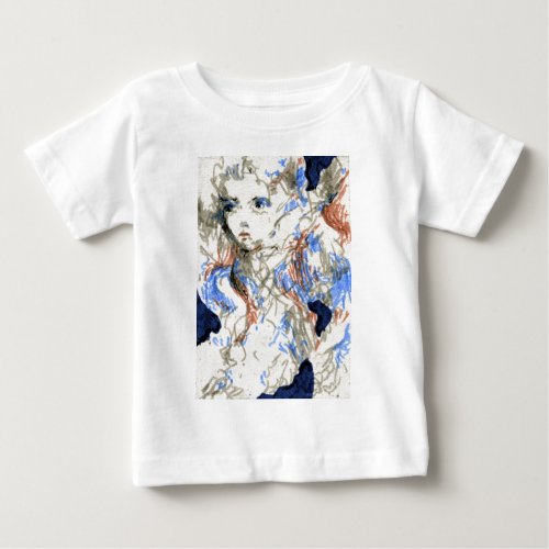 Seraph Ink Pen Drawing Baby T_Shirt