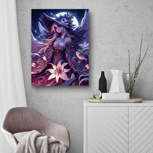 Seraph of the Night Bloom Canvas Print