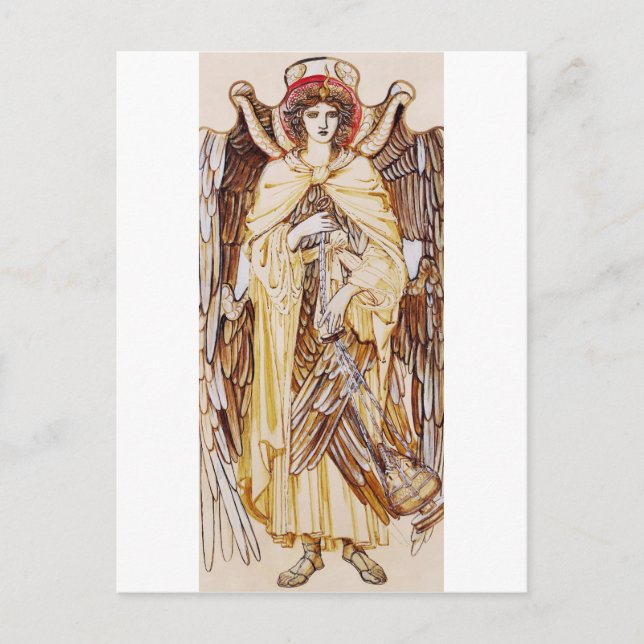 Seraphim Angel surround the Divine Throne Postcard (Front)