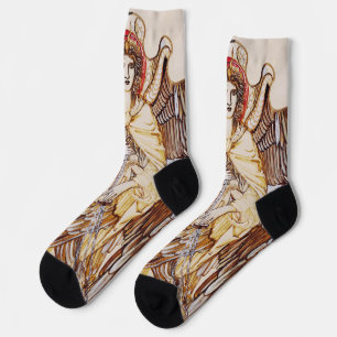 Seraphim Angel surround the Divine Throne Socks