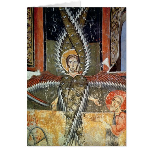 Seraphim purifying the lips of Isaiah Cards (Front)