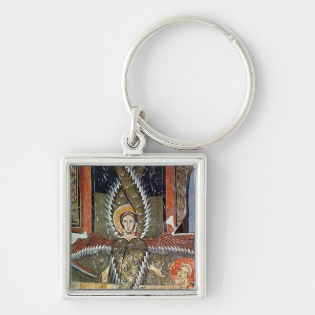 Seraphim purifying the lips of Isaiah Keychain (Front)