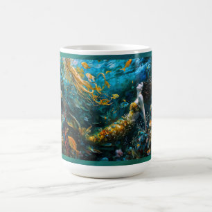 “Seraphina” – Beautiful Mystical Mermaid Coffee Mug