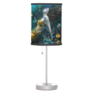 “Seraphina” – Beautiful Mystical Mermaid Table Lamp
