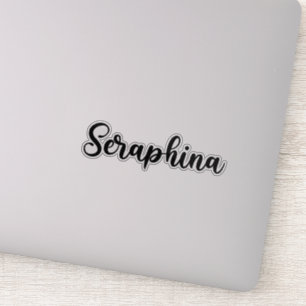 Seraphina Name - Handwritten Calligraphy Sticker