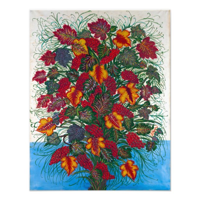 Séraphine Louis The Large Bouquet Photo Print (Front)