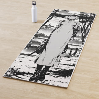 seras victoria fan art ink draw yoga mat