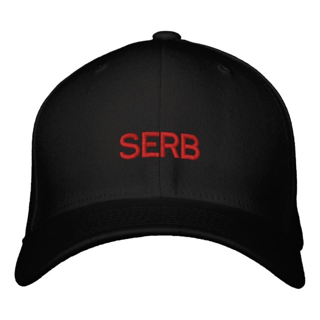 SERB EMBROIDERED BASEBALL HAT (Front)