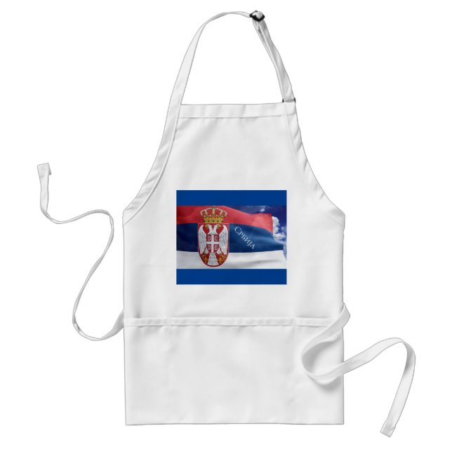 Serbia Adult Apron (Front)