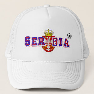 Serbia ball logo artwork emblem for fans trucker hat