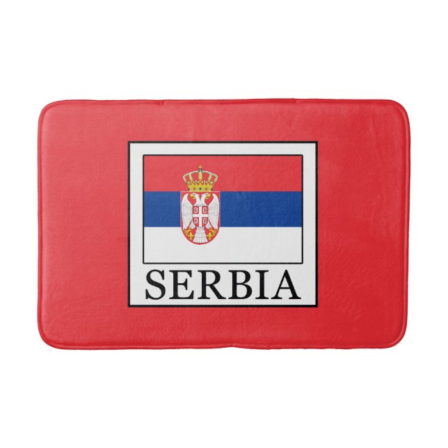 Serbia Bathroom Mat (Front)