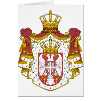 Serbia Coat of Arms Cards