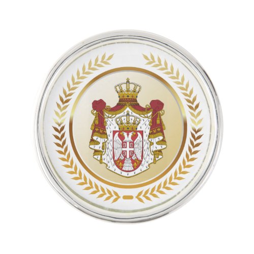 Serbia Coat of Arms Lapel Pin