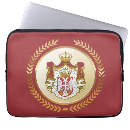 Serbia Coat of Arms Laptop Sleeve