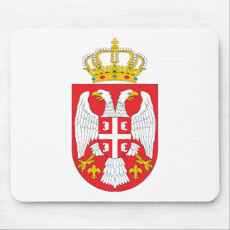 Serbia Coat of Arms Mousepad