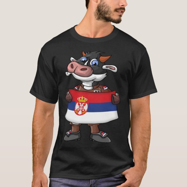 Serbia Cow Fan T-Shirt (Front)