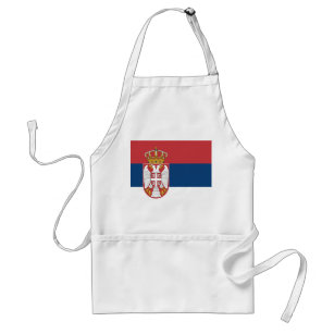 Serbia Flag Adult Apron