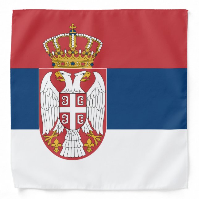 Serbia Flag Bandana (Front)