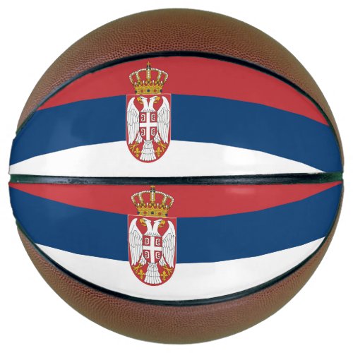 Serbia Flag Basketball