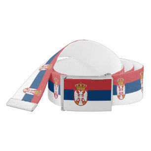 Serbia Flag Belt