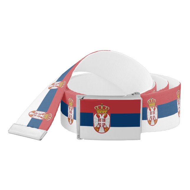 Serbia Flag Belt (Snake)
