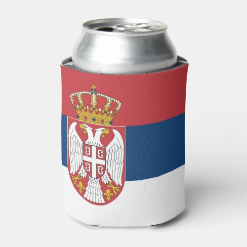 Serbia Flag Can Cooler