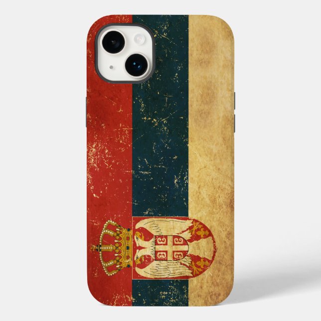 Serbia Flag Case-Mate iPhone Case (Back)