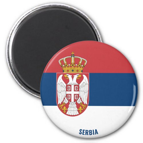 Serbia Flag Charming Patriotic Magnet