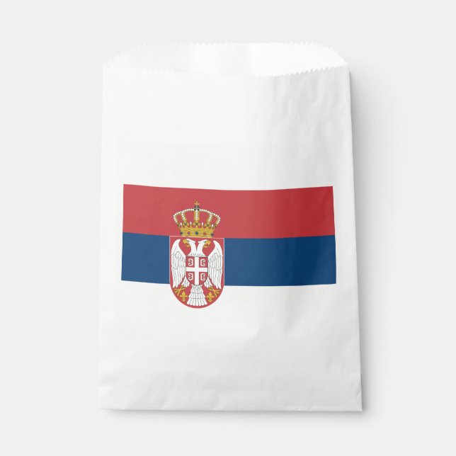 Serbia Flag Favor Bag (Front)