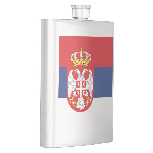 Serbia flag flask (Right)