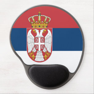 Serbia Flag Gel Mouse Pad