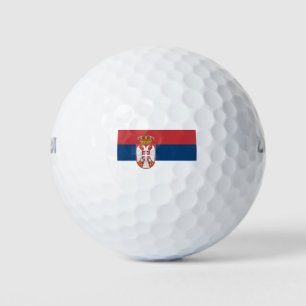Serbia Flag Golf Balls