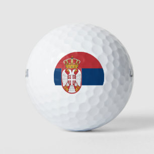 Serbia Flag Golf Balls