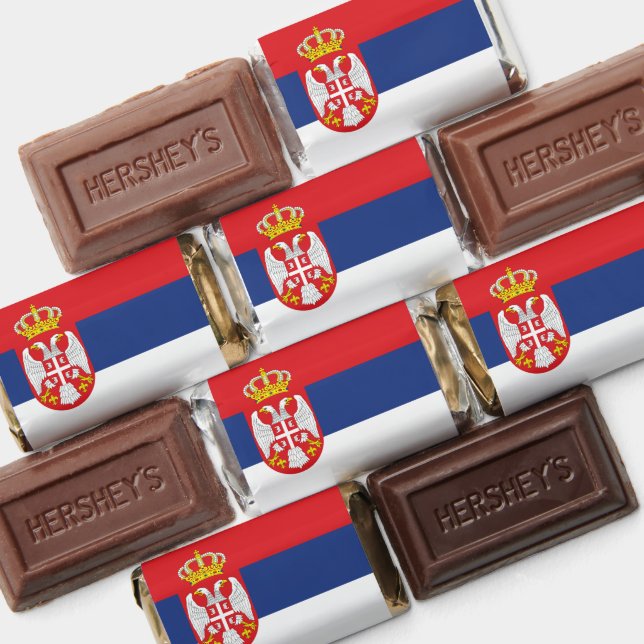 Serbia flag hershey's miniatures (Assorted)