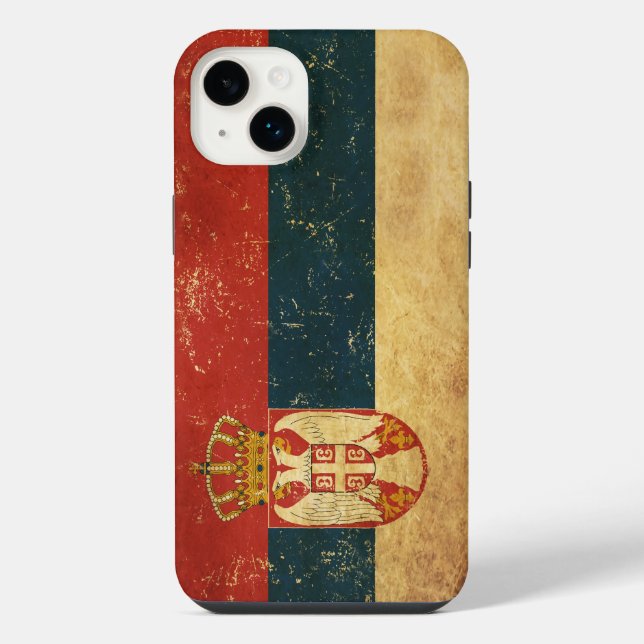 Serbia Flag Iphone Case (Back)