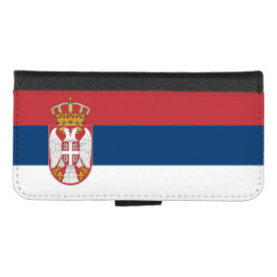 Serbia Flag iPhone 8/7 Wallet Case