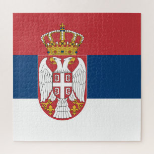 Serbia Flag Jigsaw Puzzle