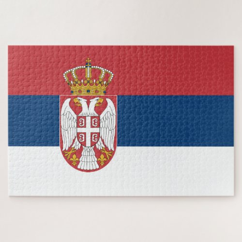 Serbia Flag Jigsaw Puzzle