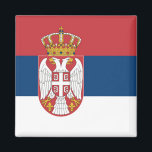 Serbia Flag Magnet<br><div class="desc">Serbia Flag</div>
