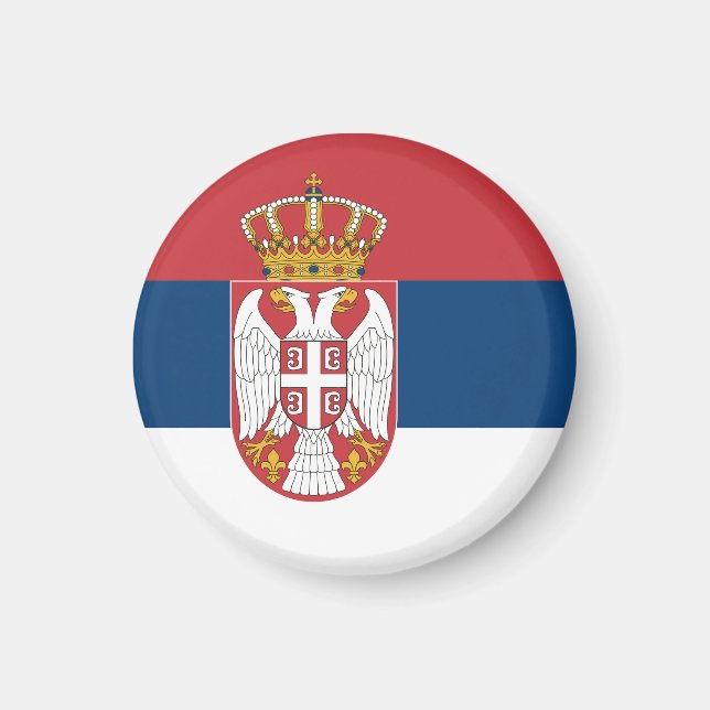 Serbia Flag Magnet (Front)