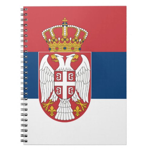 Serbia Flag Notebook