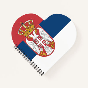 Serbia Flag Notebook